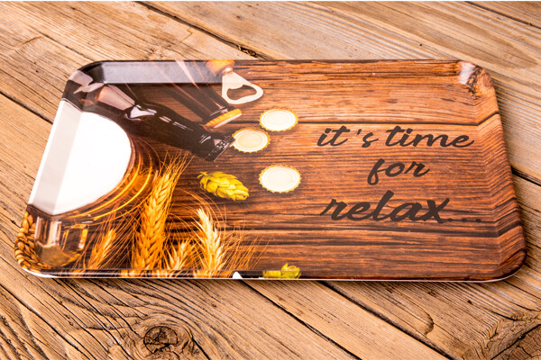 vassoio quadrato e rettangolare per caffè